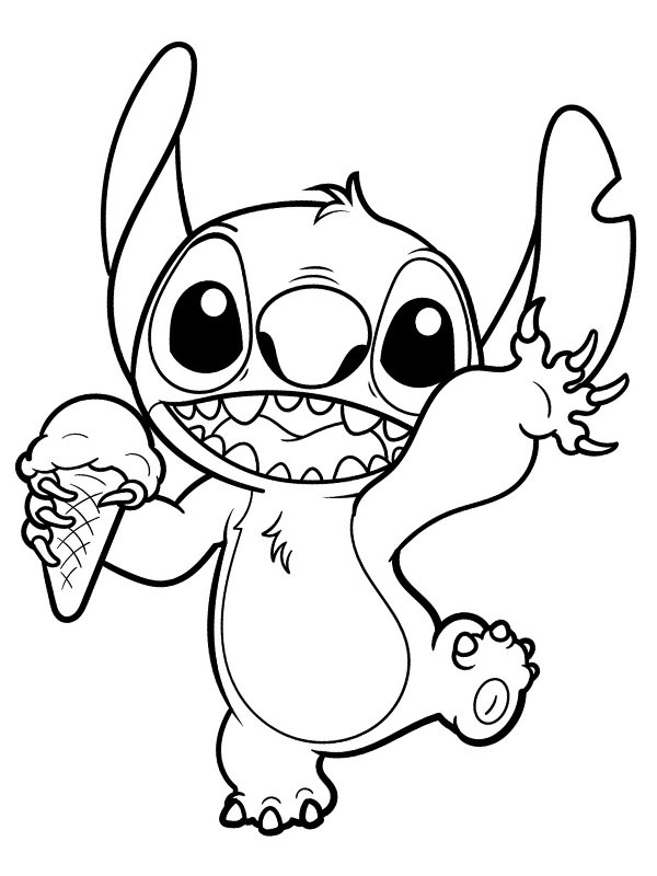 Stitch spiser is Fargeleggingsside Stitch spiser is Fargeleggingsside