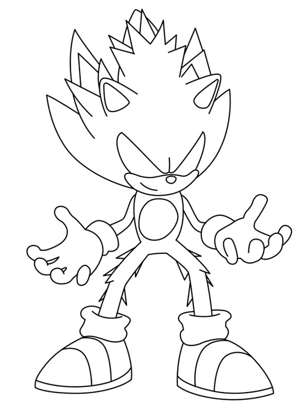 Super Sonic Fargeleggingsside Super Sonic Fargeleggingsside