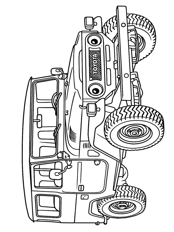 Toyota Land Cruiser FJ40 Fargeleggingsside Toyota Land Cruiser FJ40 Fargeleggingsside