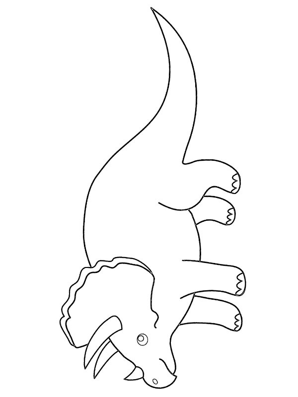 Triceratops Fargeleggingsside Triceratops Fargeleggingsside