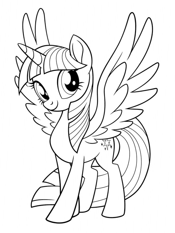 Twilight Sparkle Fargeleggingsside Twilight Sparkle Fargeleggingsside