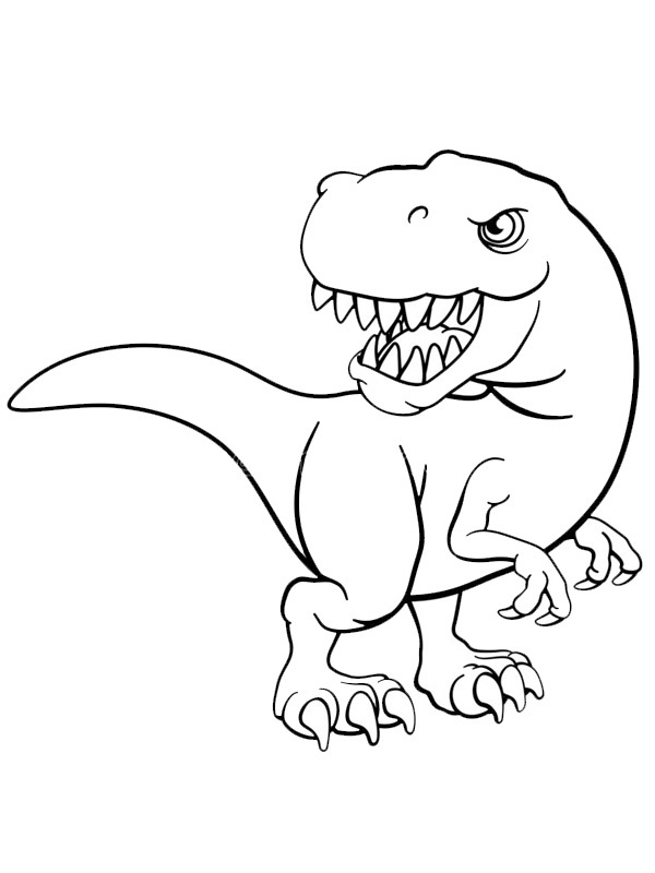 Tyrannosaurus Fargeleggingsside Tyrannosaurus Fargeleggingsside