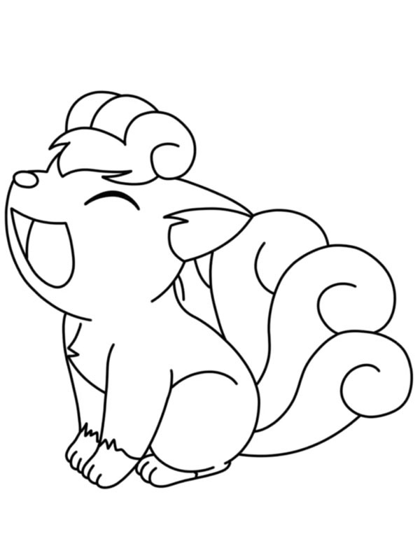 Vulpix (Pokémon) Fargeleggingsside Vulpix (Pokémon) Fargeleggingsside