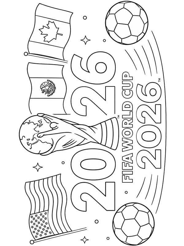 Fotball-VM 2026 Fargeleggingsside
