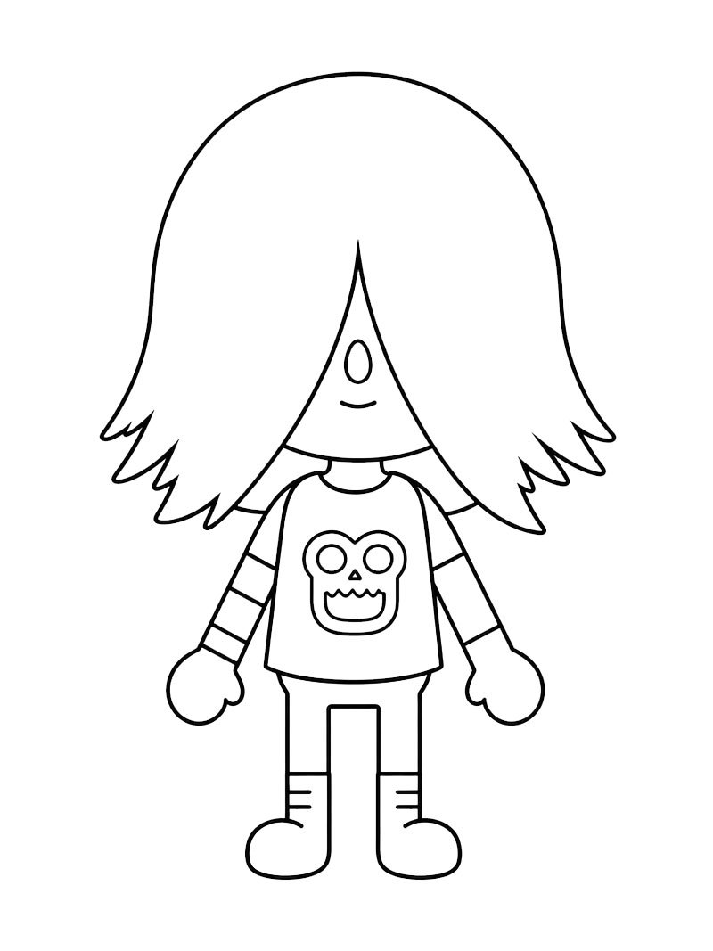 Xing (Toca Boca) Fargeleggingsside Xing (Toca Boca) Fargeleggingsside